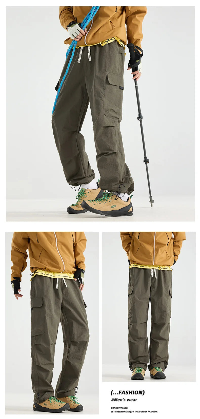 Windproof Work Cargo Pants